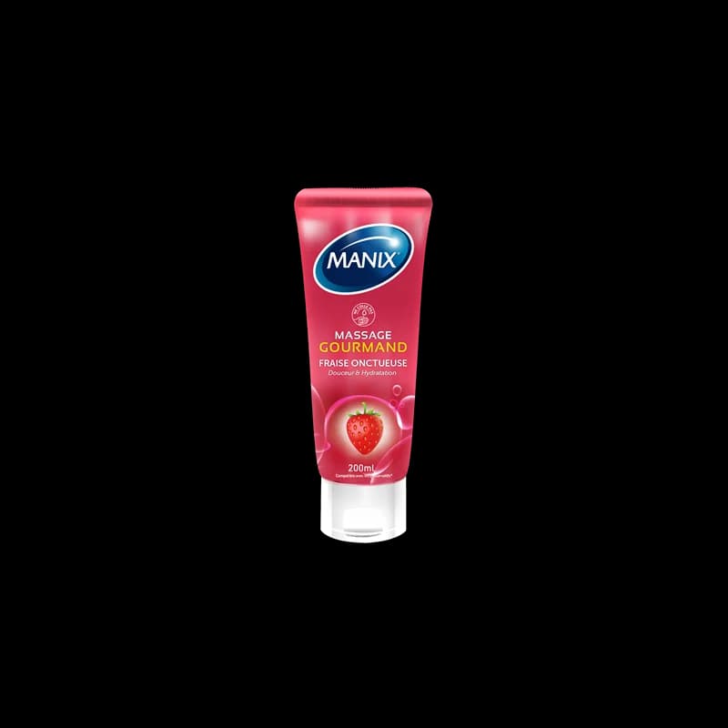 MANIX GEL DE MASSAGE GOURMAND FRAISE 200ML