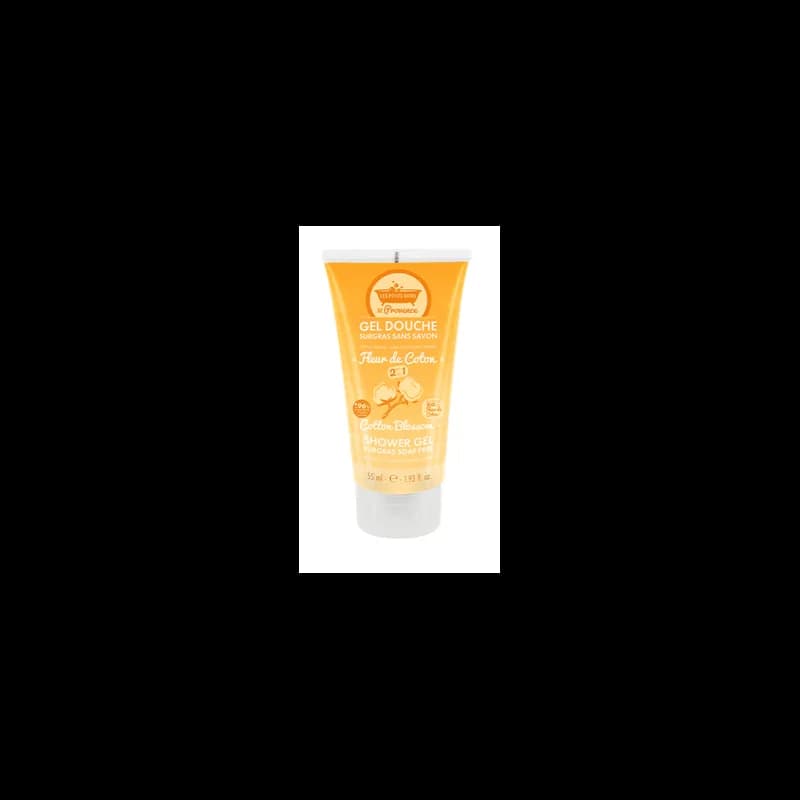 LES PETITS BAINS DE PROVENCE GEL DOUCHE FLEUR DE COTON 50ML