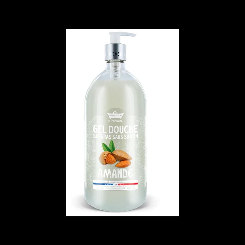 LES PETITS BAINS DE PROVENCE GEL DOUCHE SANS SAVON AMANDE 1L