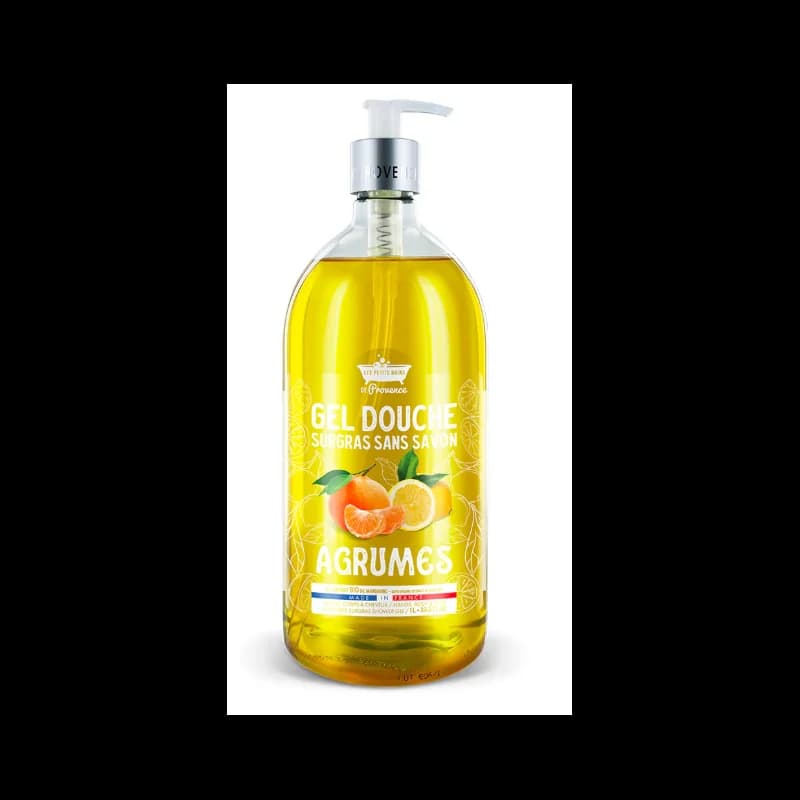 LES PETITS BAINS DE PROVENCE GEL DOUCHE AGRUMES 1 L