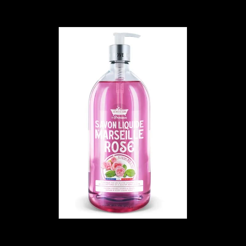 LES PETITS BAINS DE PROVENCE SAVON LIQUIDE ROSE 1 L