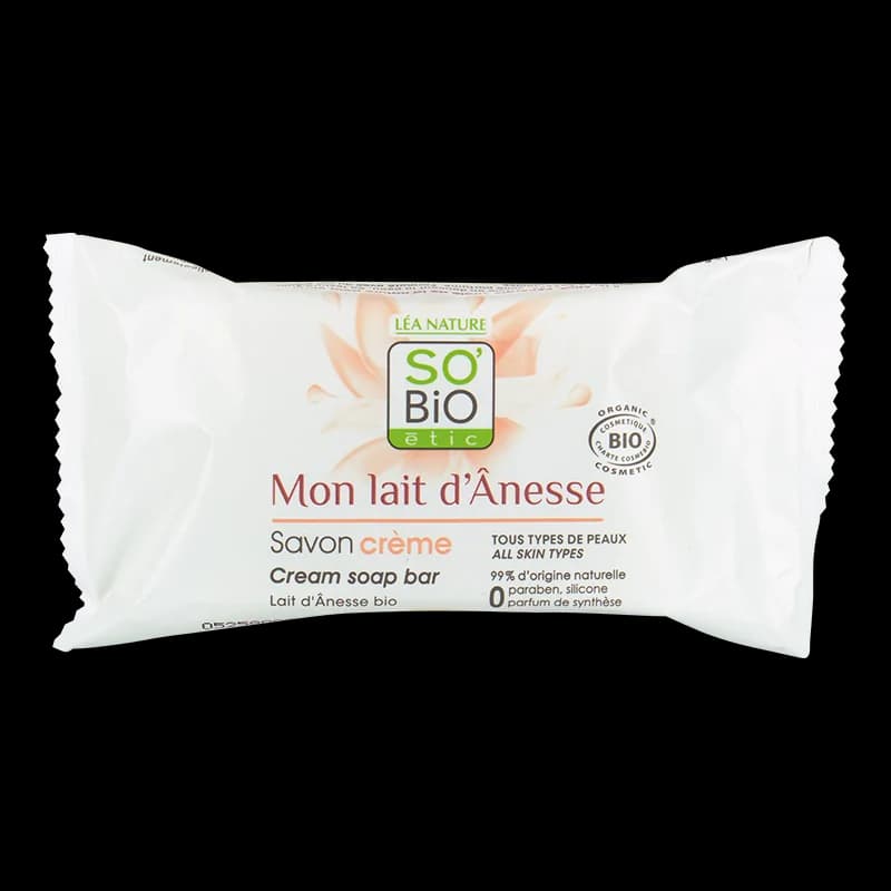 SO BIO SAVON CREME BLOC AU LAIT D'ANESSE 100 G