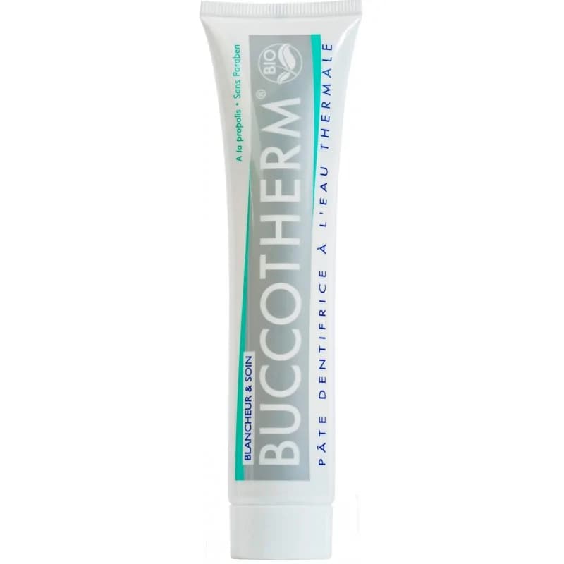 BUCCOTHERM Dentifrice Blancheur & Soin certifié BIO 75ml
