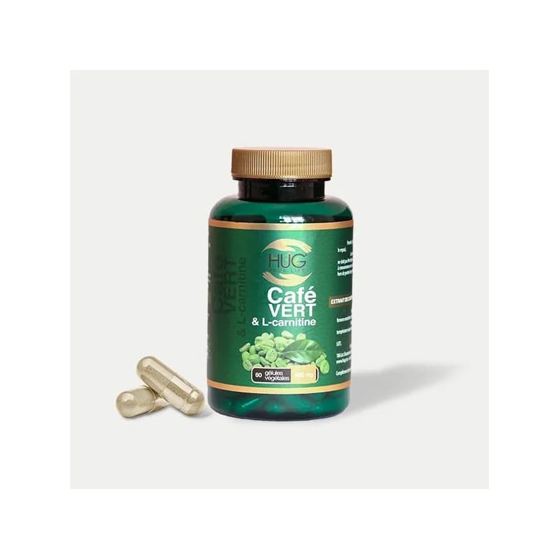 HUG CAFÉ VERT & L-CARNITINE 60 Gélules x 500mg