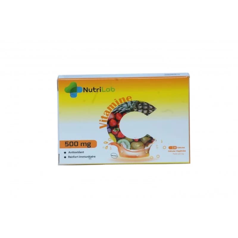 NutriLab Vitamine C 500 mg - 30gélules