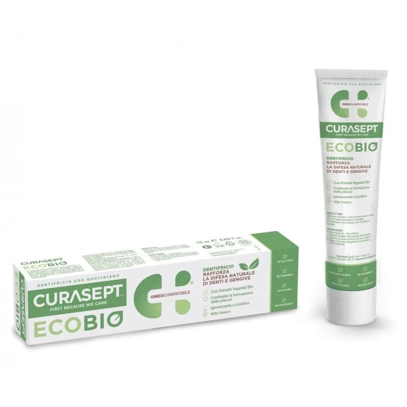 Curasept  Dentifrice naturel bio EcoBio 75mL