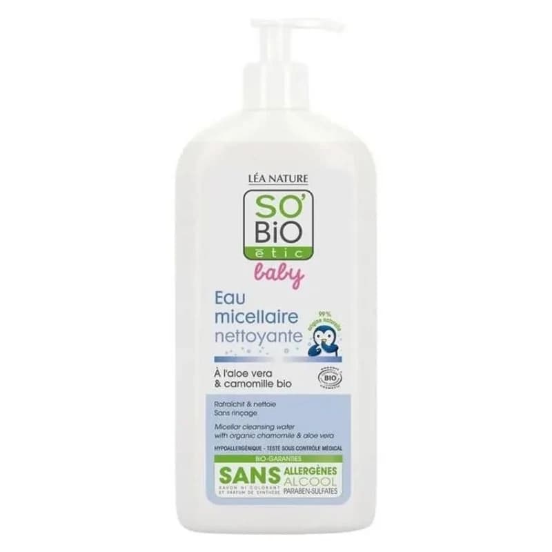 SO BIO Baby Eau Micellaire Nettoyante 500ml