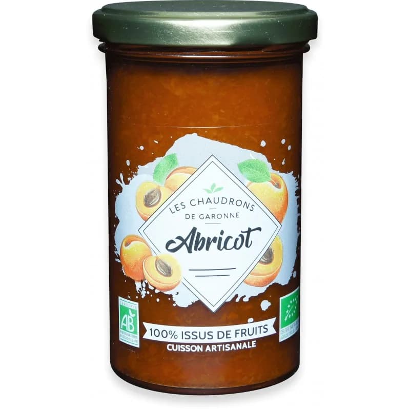 Les Chaudrons de Garonne Préparation 100% Fruits Abricot 275g
