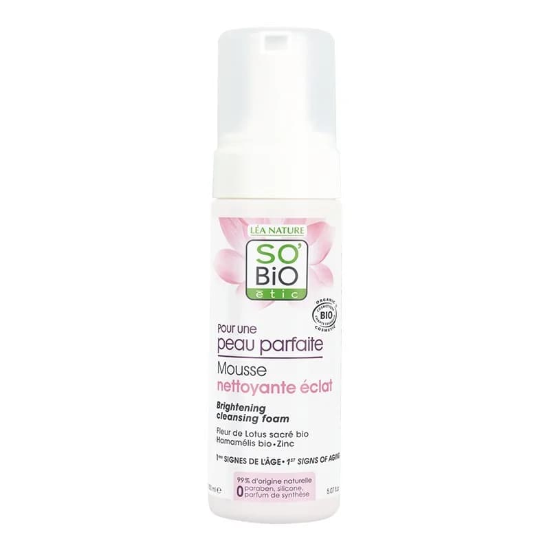 SO BIO MOUSSE NETTOYANTE – ÉCLAT -150ML