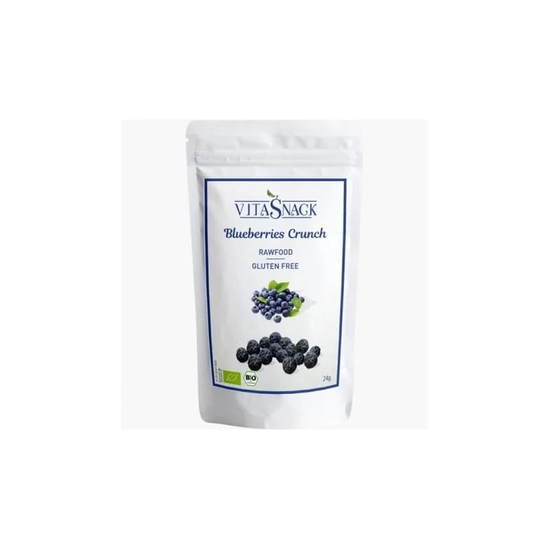 Vitasnack Croustillant myrtille eco sans gluten, sel ni sucre