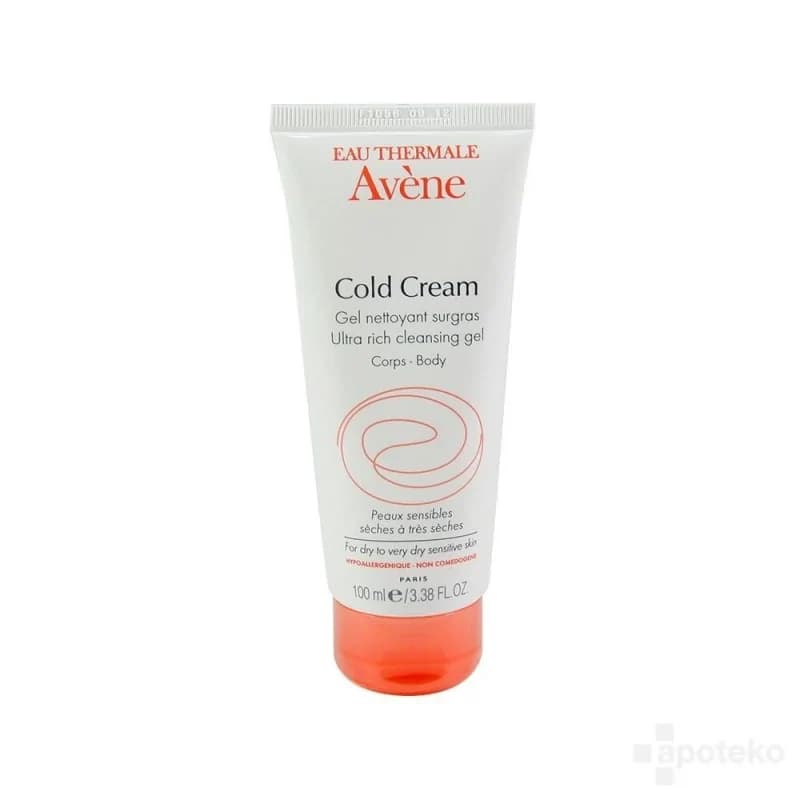AVENE COLD CREAM GEL NETTOYANT SURGRAS 250ml