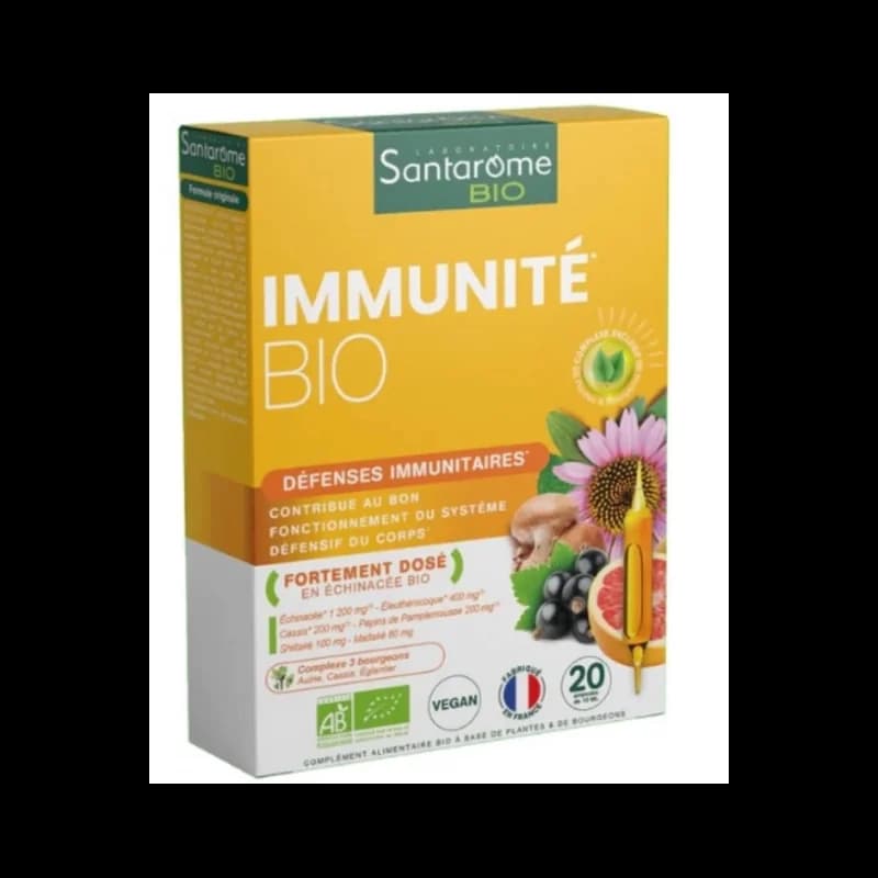 SANTAROME IMMUNITÉ BIO 20 AMPOULES