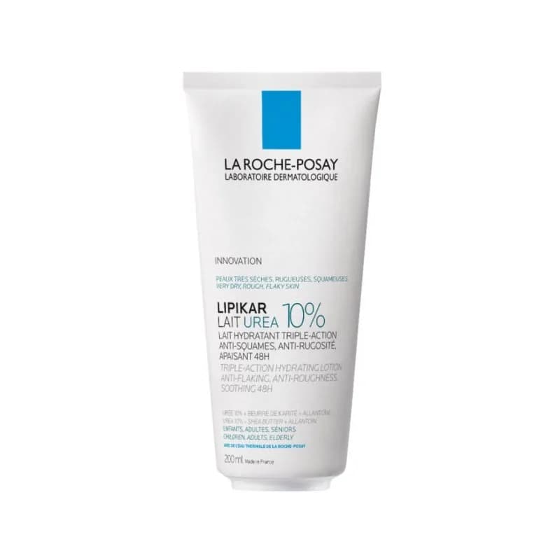 LA ROCHE-POSAY LIPIKAR LAIT UREA 10+ PEAU SENSIBLE TRÈS SÈCHE 200ML