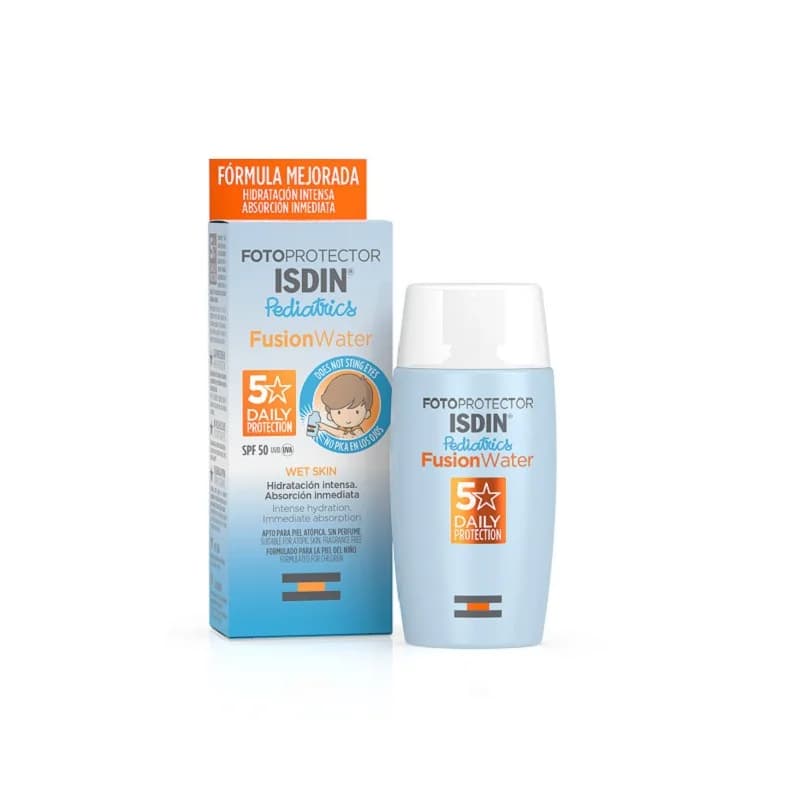 ISDIN Fotoprotecteur Fusion Water Mineral Bébé Pediatrics Spf50+ 50ml