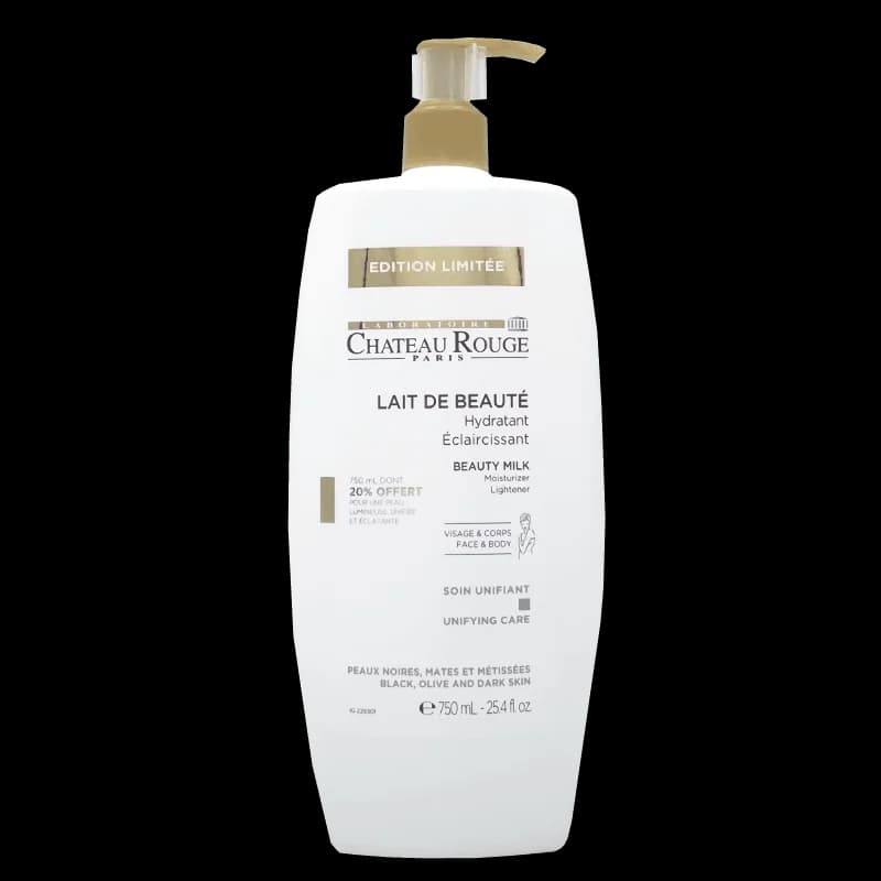 Château rouge Lait de beauté éclaircissant 750ml
