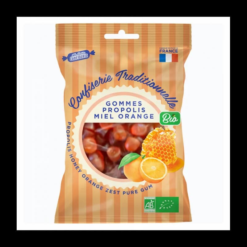 Ma petite Confiserie Gommes Propolis Miel Orange 100 g