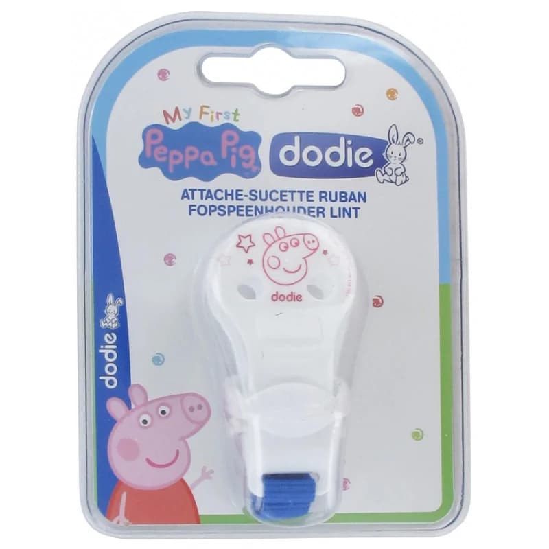 Dodie Attache Sucette Ruban Peppa Pig