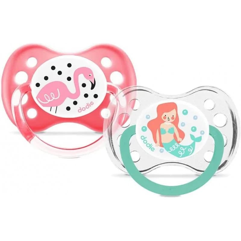 DODIE SUCETTE ANATOMIQUE 18 +6M  DUO SIRENE/FLAMAND