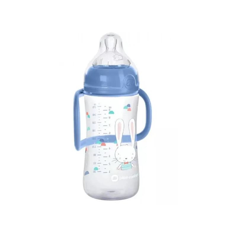BÉBÉ CONFORT BIBERON  PP EMOTION AVEC POIGNEES 270 ML - BLEU 8112