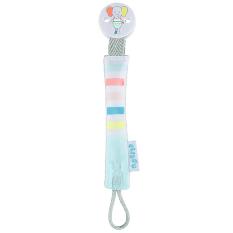 BÉBÉ CONFORT 1 ATTACHE SUCETTE TEXTILE - ELIDOU L'ELEPHANT 7072