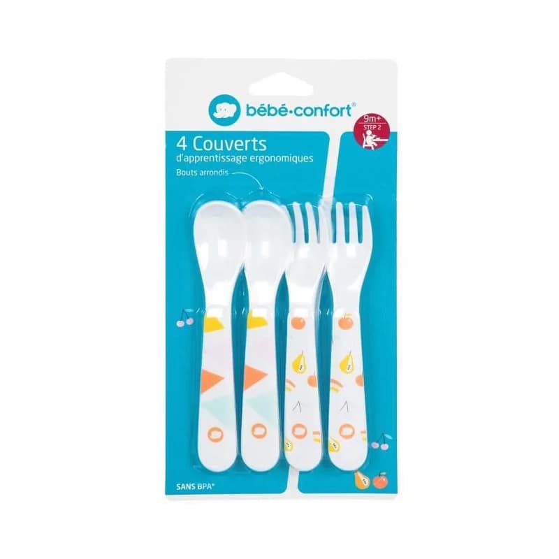 BÉBÉ CONFORT COUVERTS D'APPRENTISSAGE - DOMINO  X4