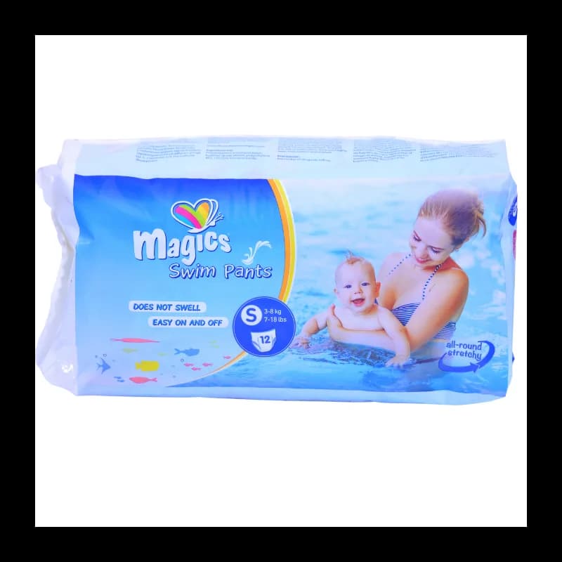 Magics Culottes De Bain  Taille S (3-8kg)  Sachet De12 Pièces