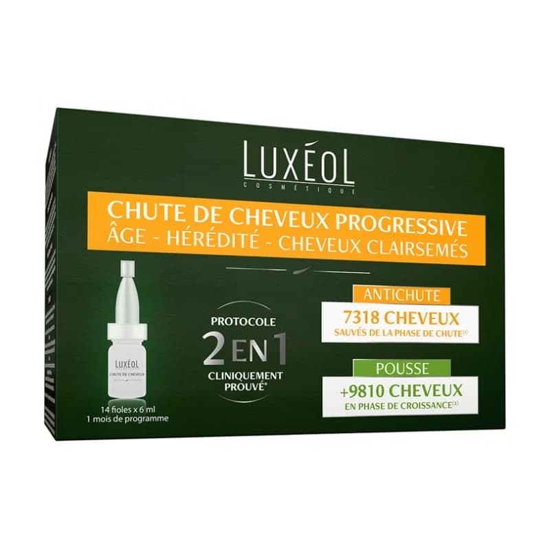 Luxéol Chute de Cheveux Progressive 2 en 1 N