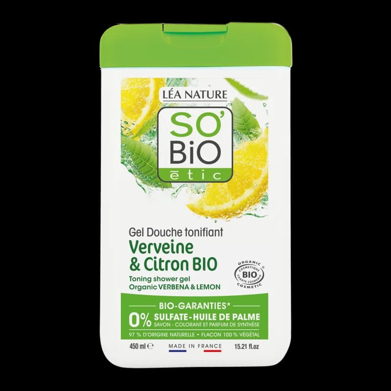 So Bio Gel Douche Verveine Citron 450Ml