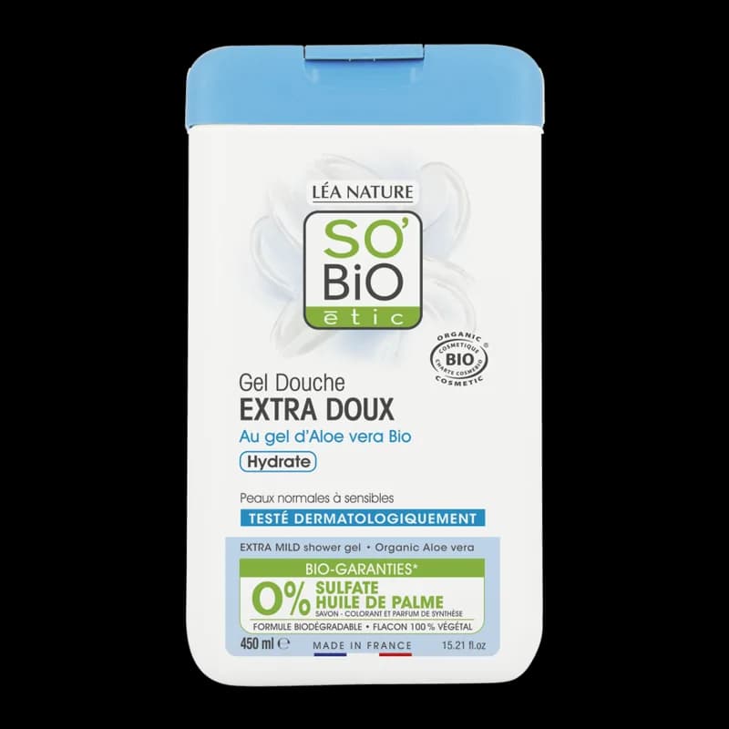 So Bio Gel Douche Aloe Vera Extra Doux 450Ml