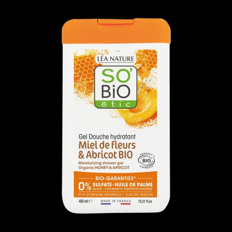 So Bio Gel Douche Miel Abricot 450Ml