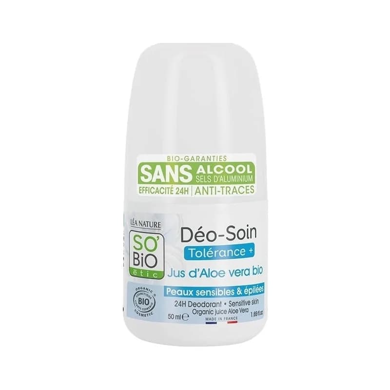So Bio DEODORANT TOLÉRANCE+ ALOE VERA  50ML