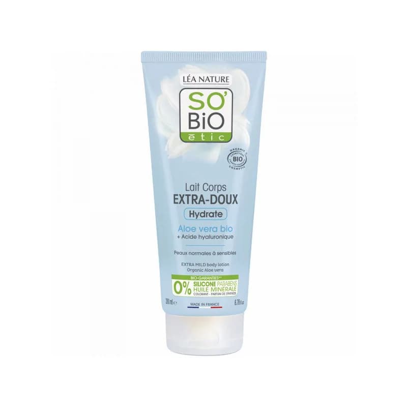 So Bio Lait Corps Extra Doux Aloe Vera 200Ml