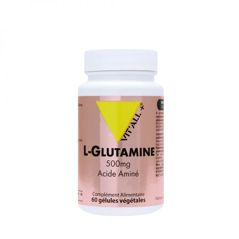 VIT’ALL+ L-Glutamine 500Mg 60 Gélules