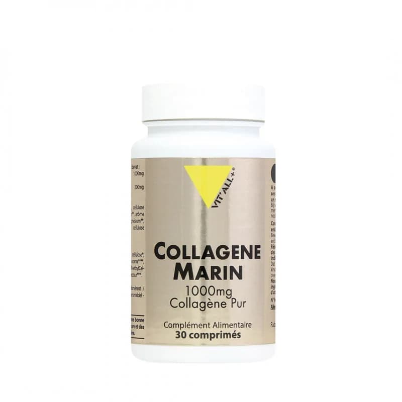 VIT’ALL+ Collagène Marin Pur 1000Mg 30 Comprimés