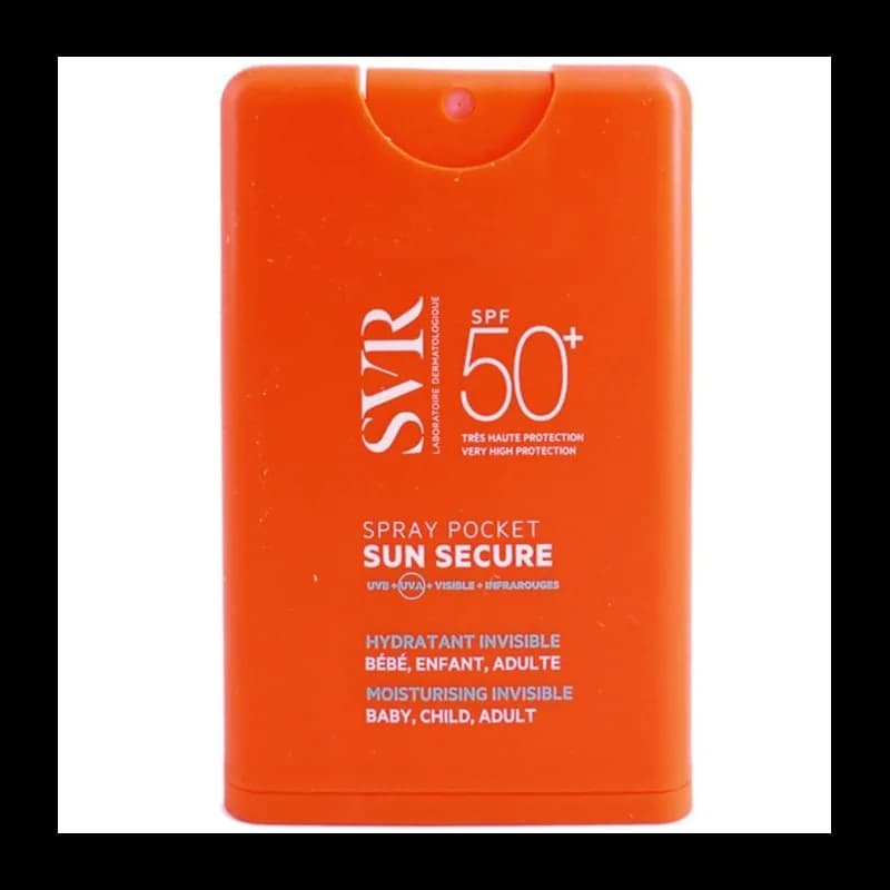 SVR SUN SECURE HYDRATANT INVISIBLE SPF 50+ SPRAY POCKET 20 ML