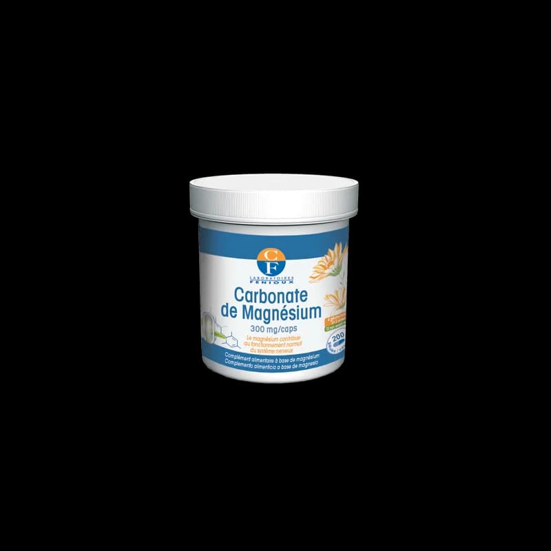 FENIOUX Carbonate de magnésium 200 GELULES