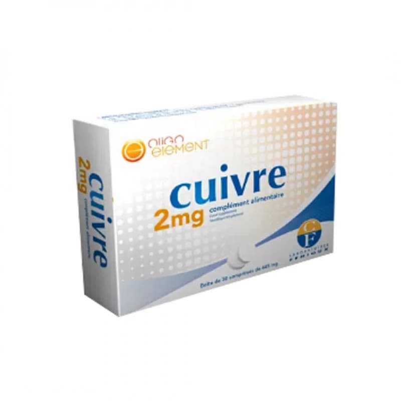 FENIOUX CUIVRE NOUVELLE FORMULE  PILLULIER 30 COMPRIMÉS