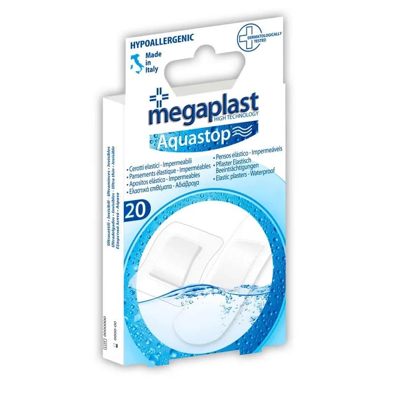MEGAPLAST AQUASTOP PANSEMENT  BOÎTE 20 - 112417