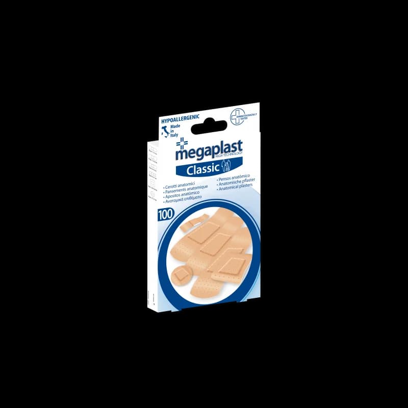 MEGAPLAST CLASSIQUES PANSEMENTS BOÎTE 100 - 112400