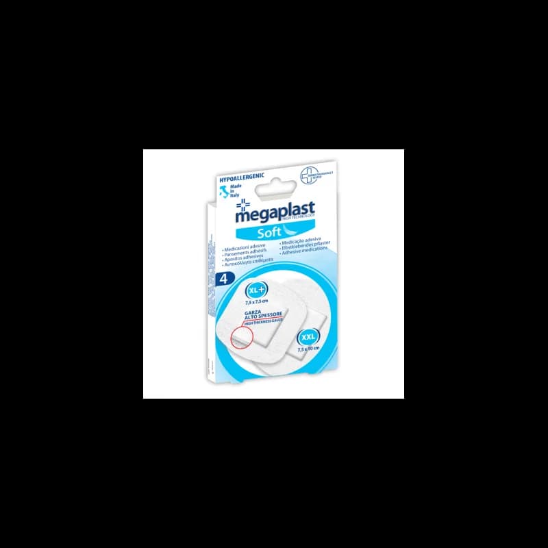 MEGAPLAST SOFT SPARADRAP PEAUX DELICATES BOÎTE 4 - 112424