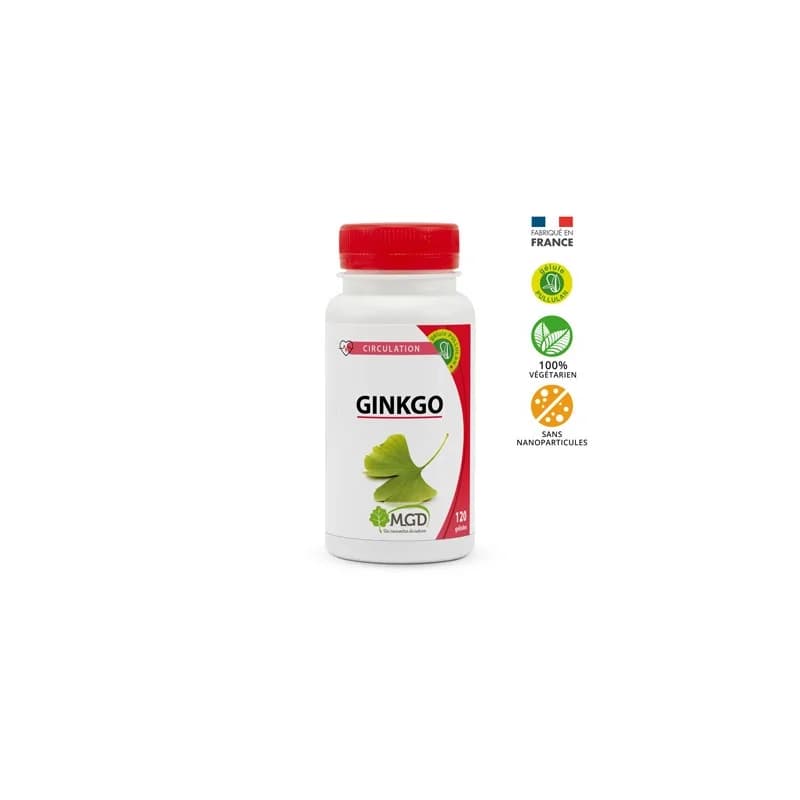 MGD GINKGO BILOBA  PILLULIER 120 GÉLULES