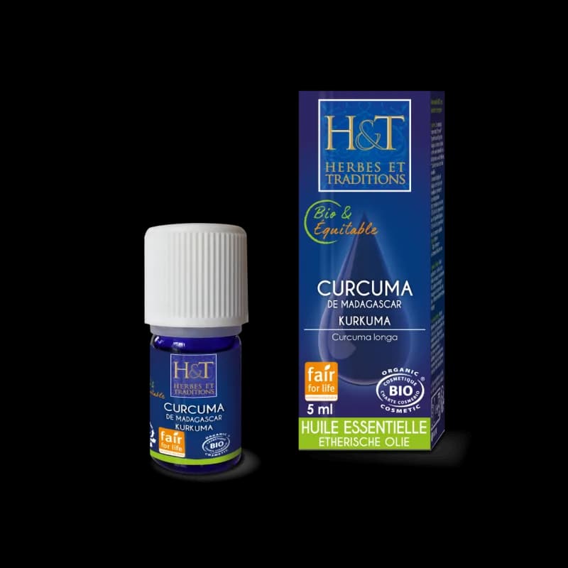 HERBES ET TRADITIONS  HUILE ESSENTIELLE - CURCUMA BIO 5ML