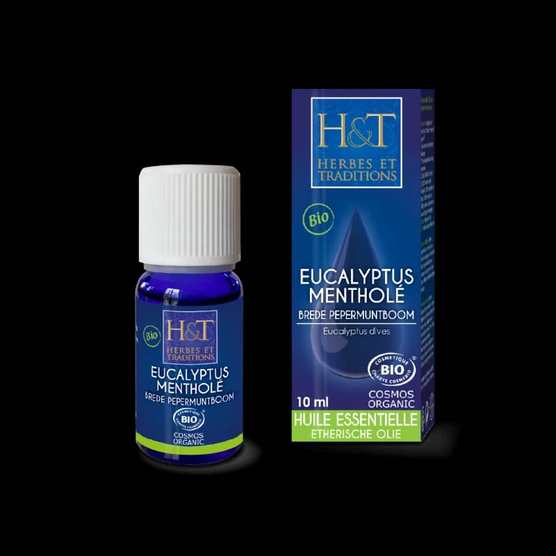 HERBES ET TRADITIONS HUILE ESSENTIELLE - EUCALYPTUS MENTHOLE BIO 10ML