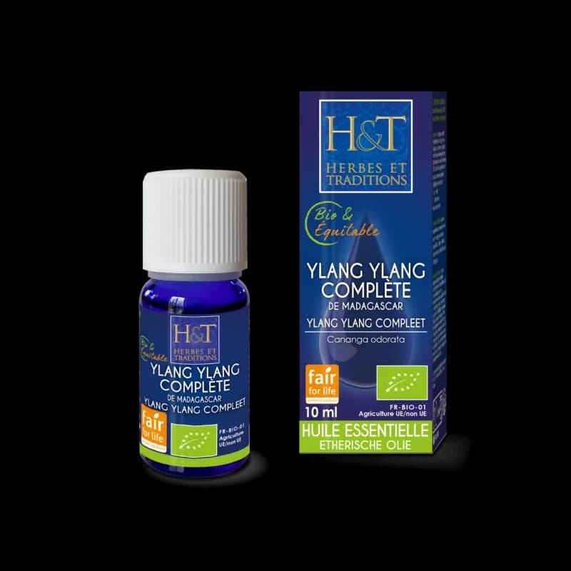 HERBES ET TRADITIONS HUILE ESSENTIELLE - YLANG-YLANG COMPLÈTE FFL BIO 10ML