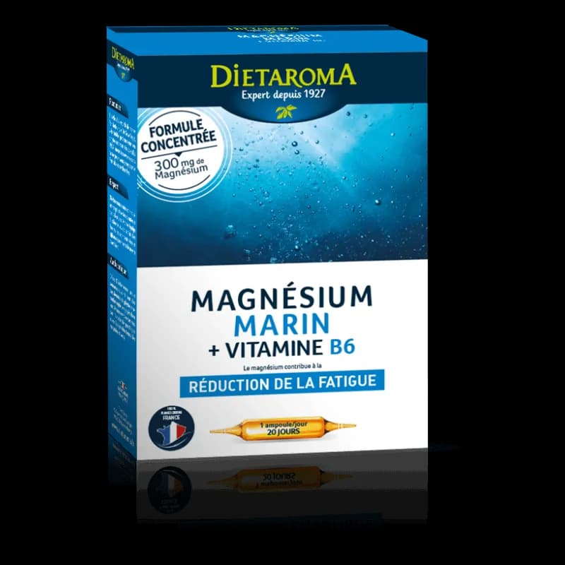 DIETAROMA MAGNESIUM MARIN ET VITAMINE B6 EN AMPOULE 20