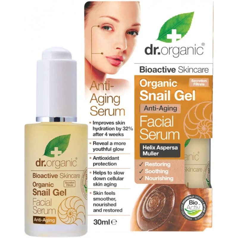 DR. ORGANIC SERUM ANTI AGE au  Gel d’Escargot 30ml