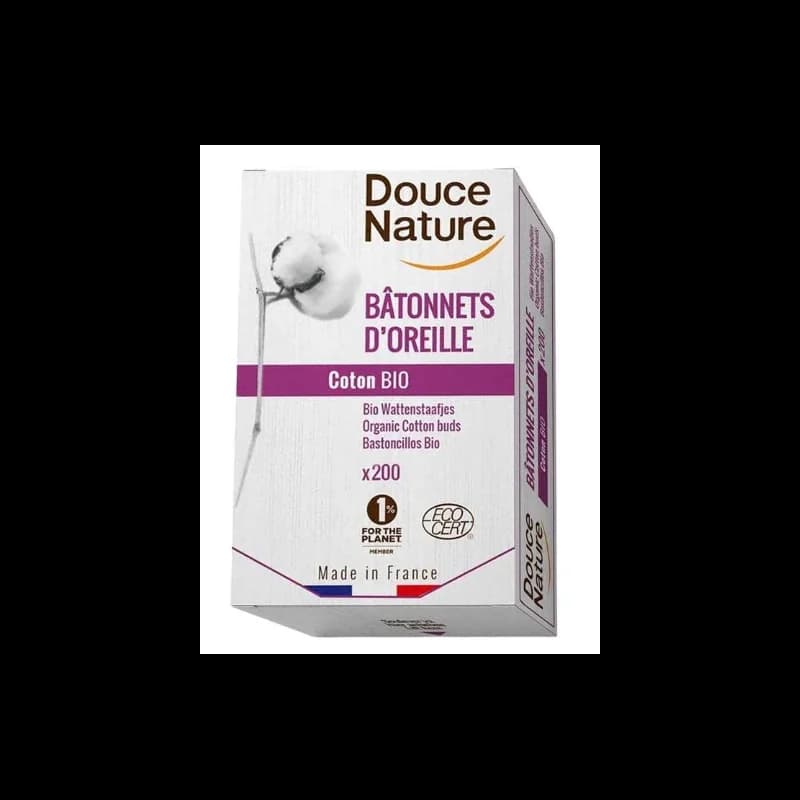 DOUCE NATURE BATONNETS D'OREILLE BIO 200 U