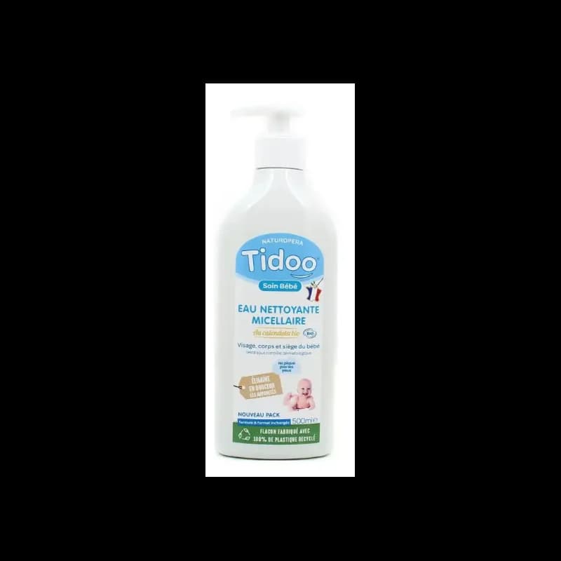 TIDOO EAU NETTOYANTE MICELLAIRE AU CALENDULA BIO 500ML