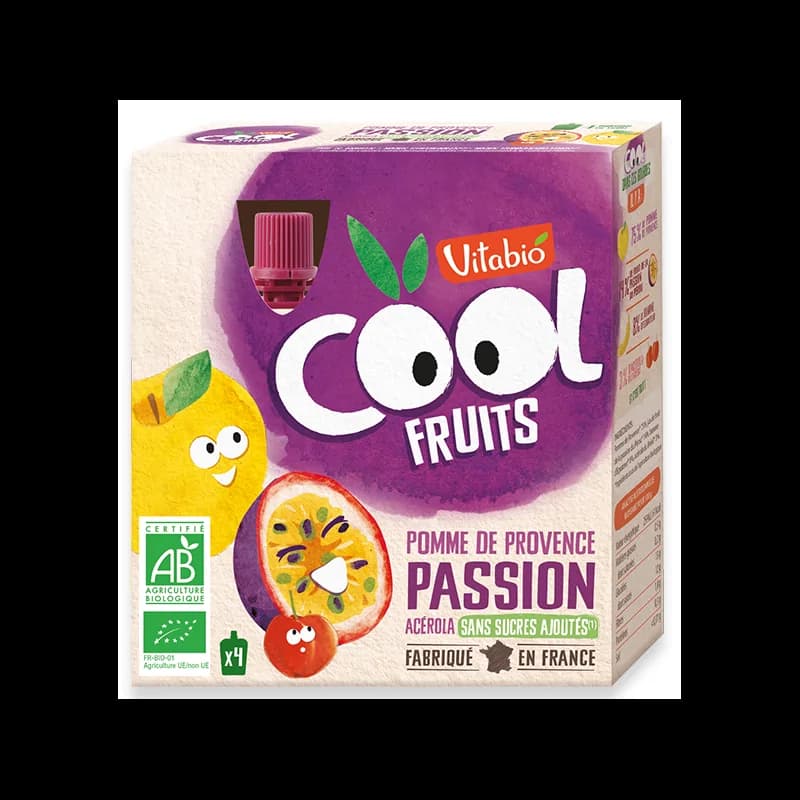 VITABIO POMME PASSION 4x90G