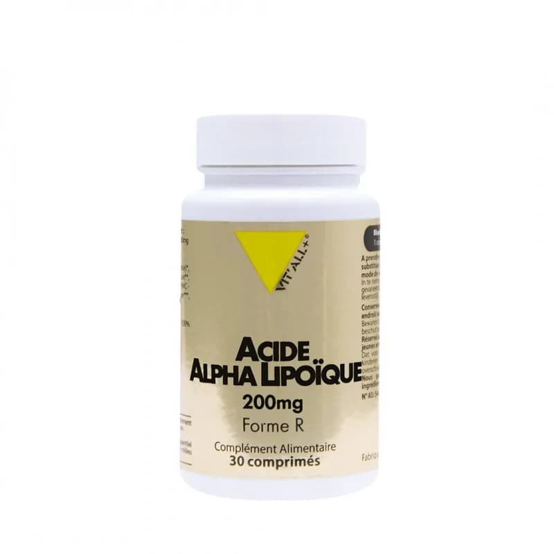 VIT’ALL+ ACIDE ALPHA LIPOIQUE 200MG / 30 COMPRIMES